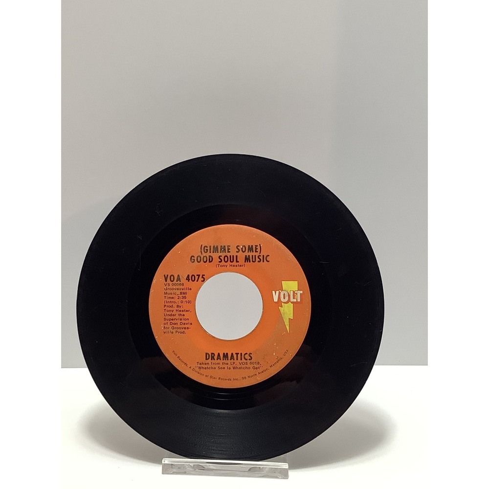 Dramatics - (Gimme Some) Good Soul Music 7" Single 1971 Volt Soul R&B 45 RPM